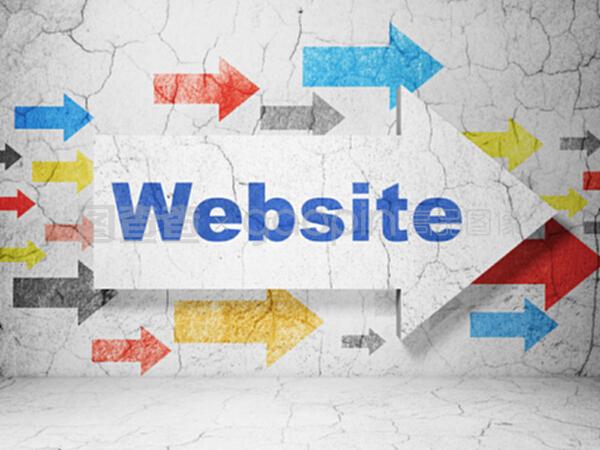 基于垃圾墻背景的網(wǎng)頁(yè)開發(fā)概念箭頭